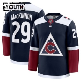 Colorado Avalanche Dresy Fanatics Premium Nathan MacKinnon 2024-25 Navy Třetí - Dětské